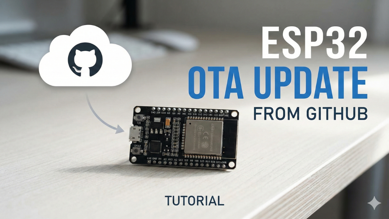 Upgrade Your ESP32 Firmware Remotely (OTA) Using GitHub