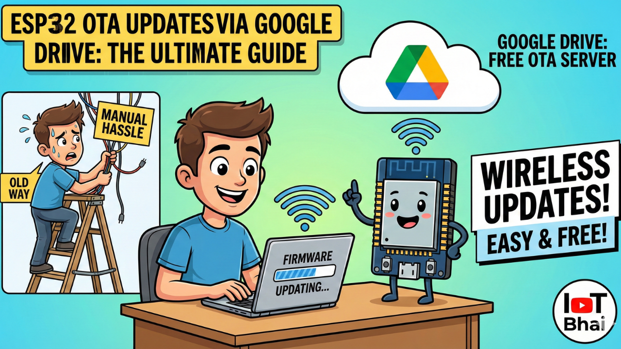 ESP32 OTA Updates via Google Drive: The Ultimate Free Hosting Guide