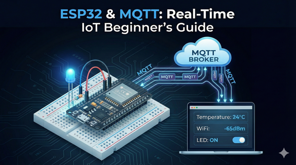 Build Your First Real IoT Device: ESP32 & MQTT Beginner’s Guide