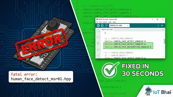 How to Fix the "human_face_detect_msr01.hpp" Error on ESP32-S3 Cam